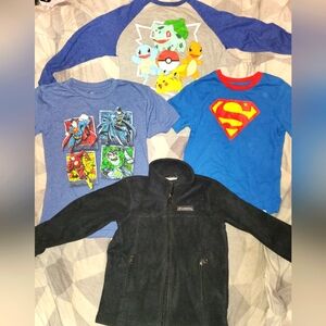 Columbia jacket and shirt bundle